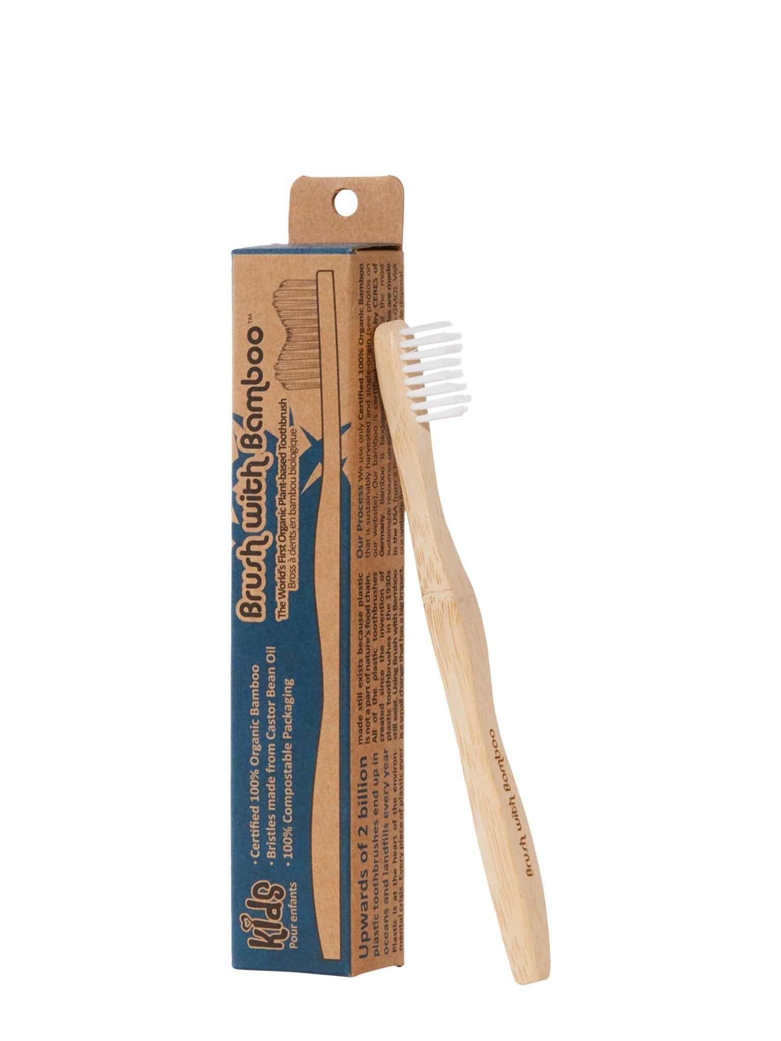 Kids Toothbrush with Biodegradable Handle & Bristles - Earth Ahead