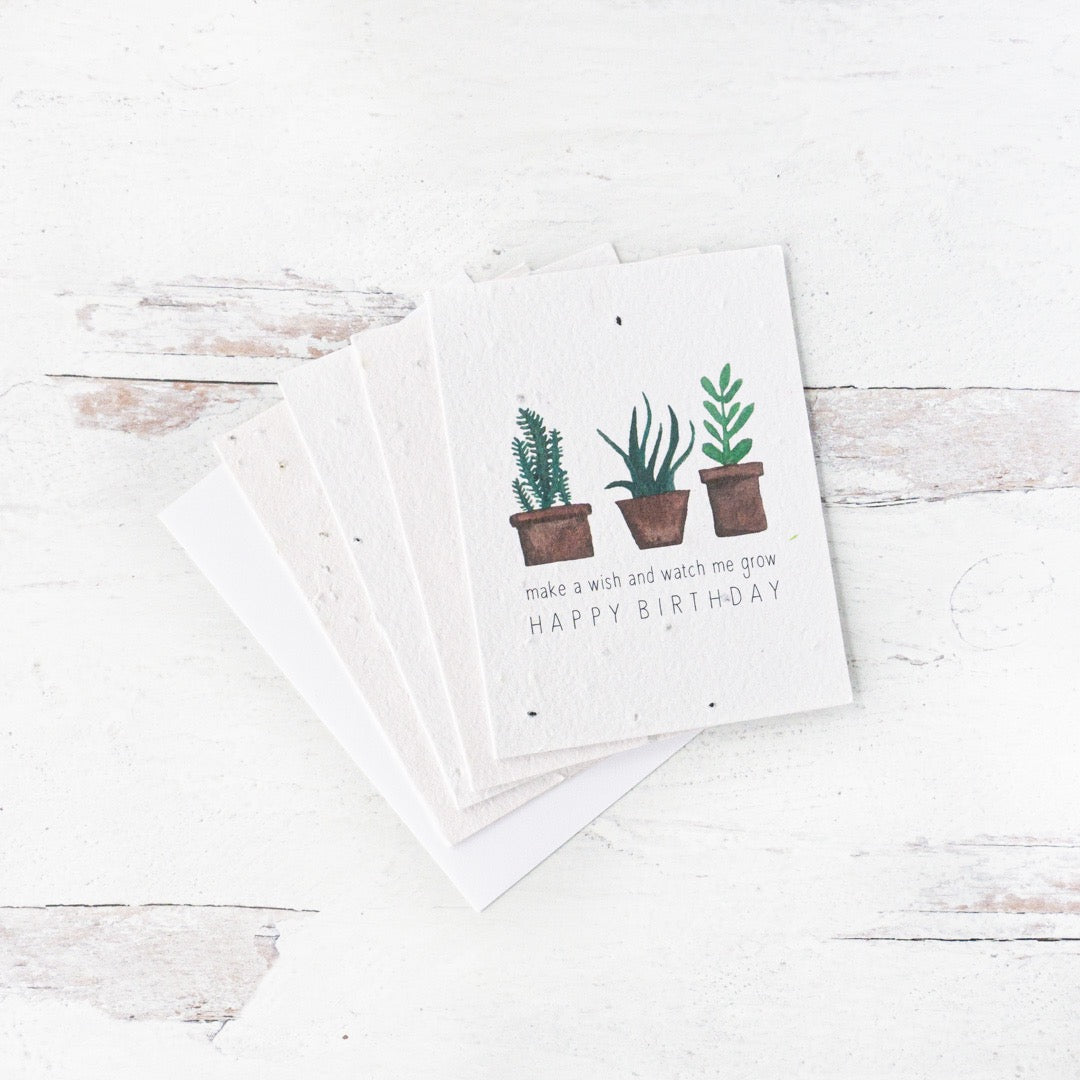 Plantable Greeting Card - Earth Ahead