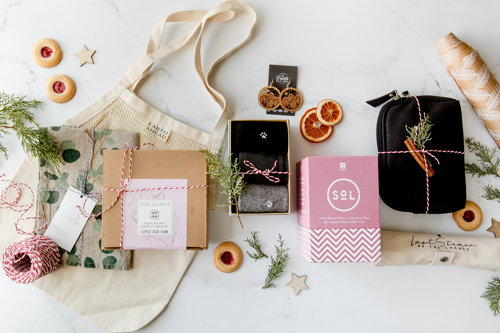Eco-friendly holiday gift selection by Earth Ahead