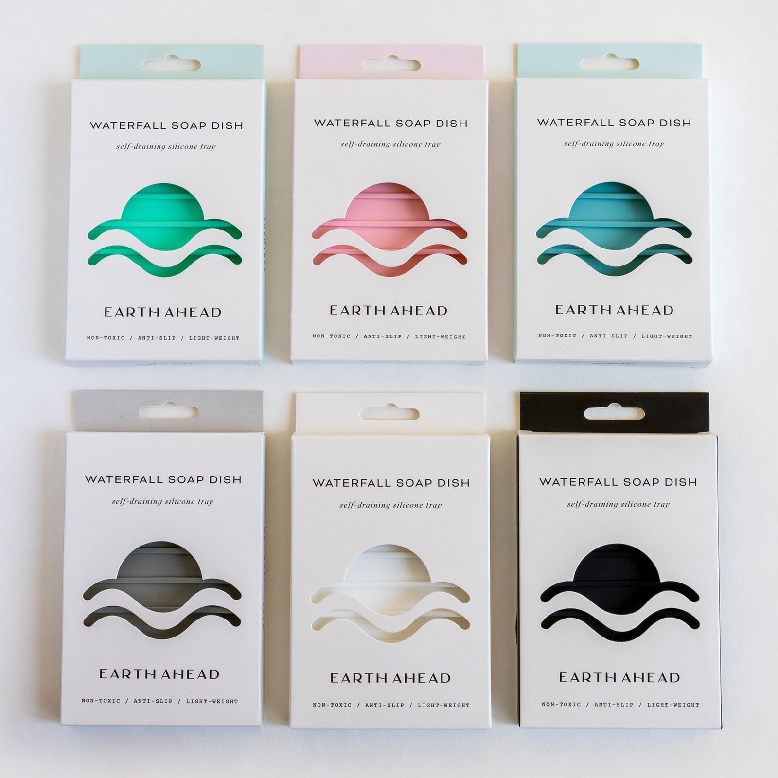 Self-Draining Silicone Soap Dish