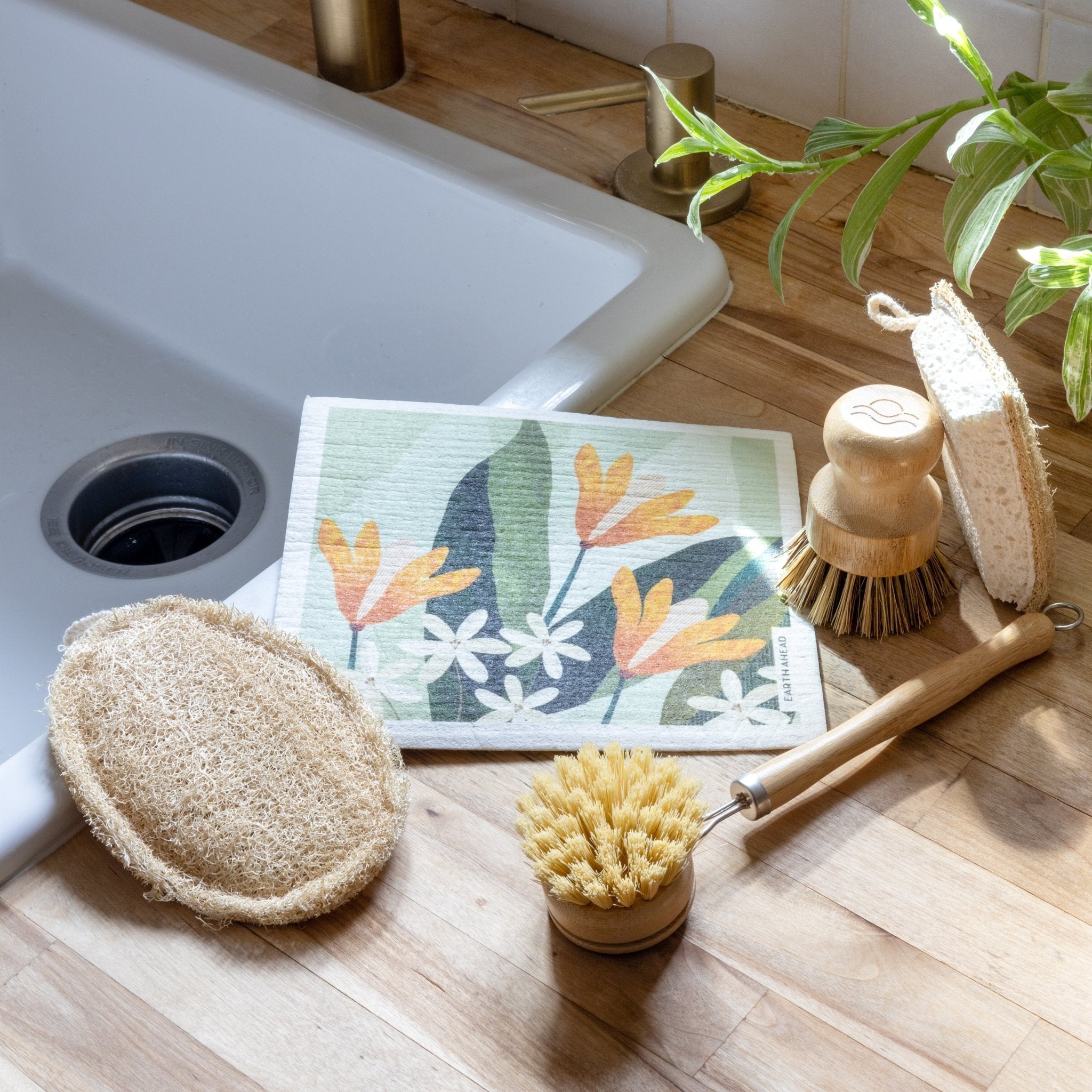 Bamboo Pot Scrubber
