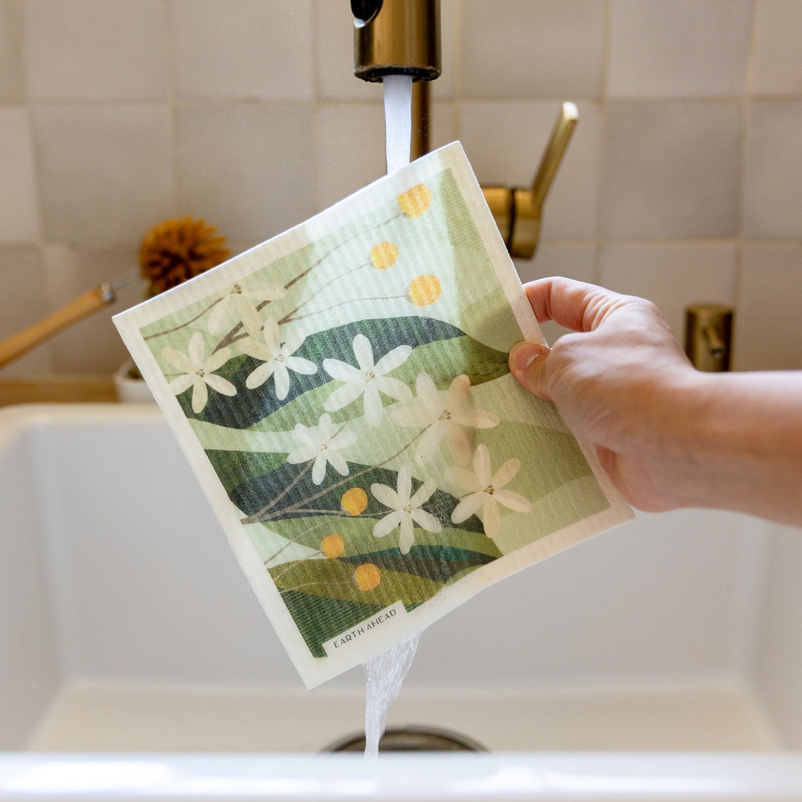 Floral Swedish Dishcloths – Wildflower Garden Set (3-Pack)