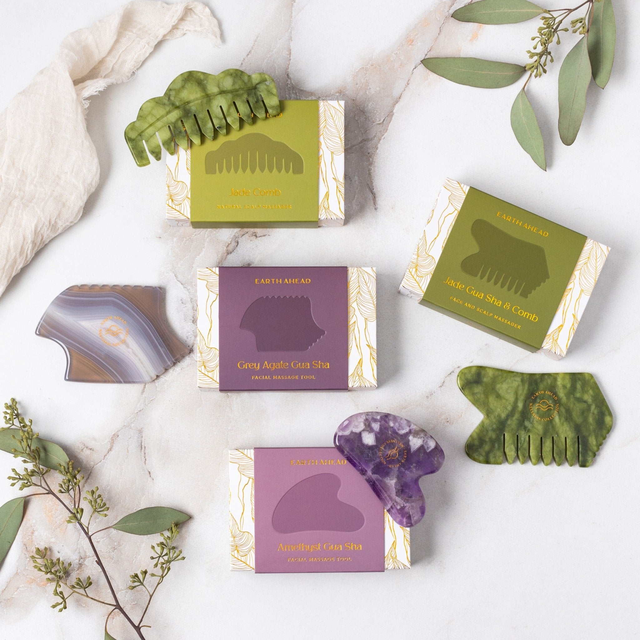 Gaia Amethyst Facial Gua Sha Massage Tool