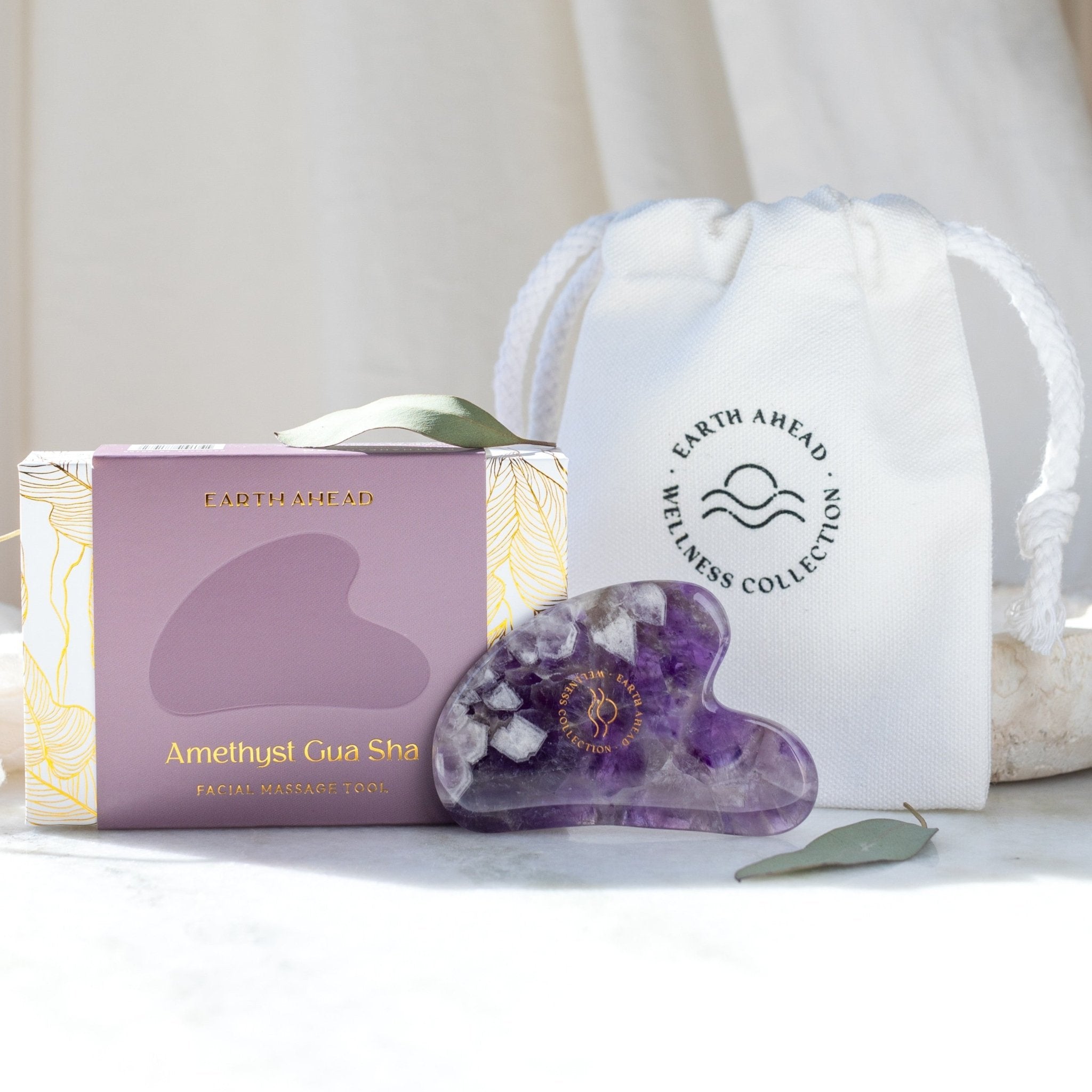 Gaia Amethyst Facial Gua Sha Massage Tool