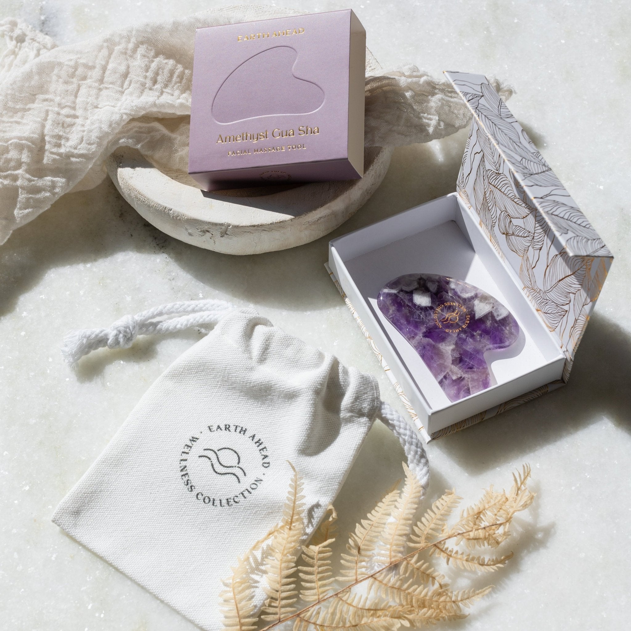Gaia Amethyst Facial Gua Sha Massage Tool