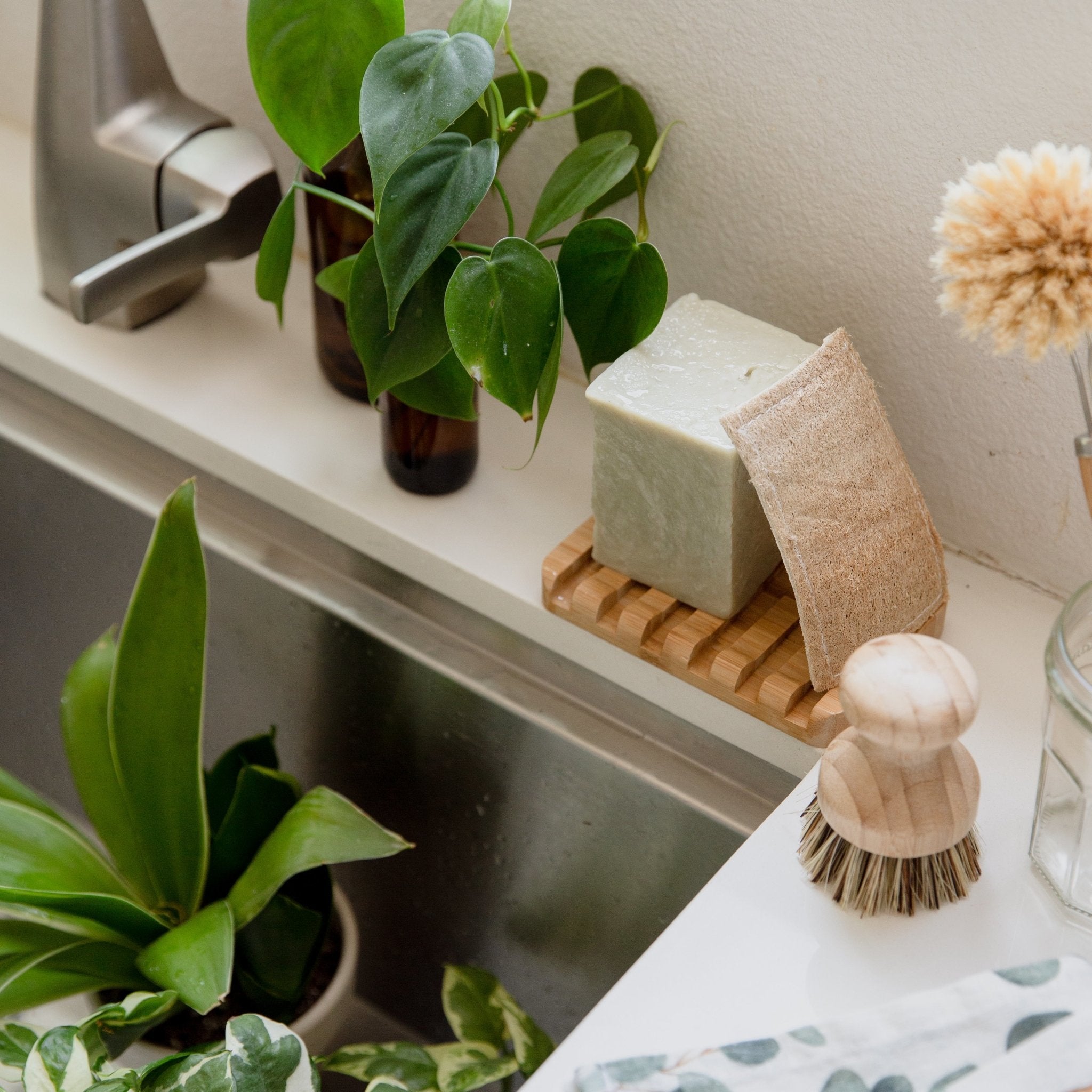 Waterfall Self Draining Bamboo Soap Dish - Earth Ahead