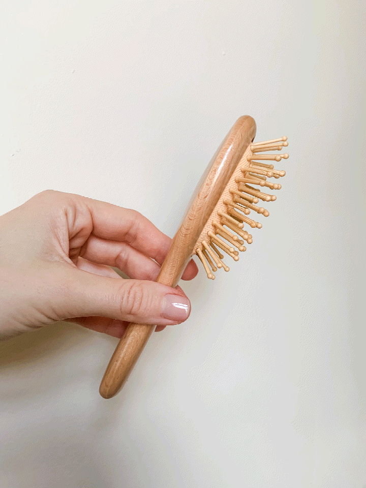 Beech Wood Hair Brush—Kids, Travel Size - Earth Ahead