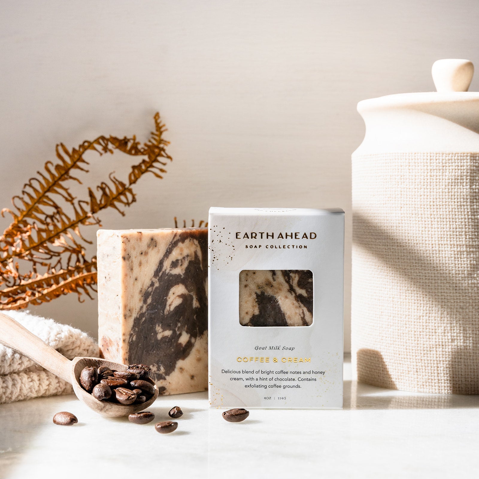 Coffee & Cream Luxury Goat Milk Bar Soap - Earth Ahead