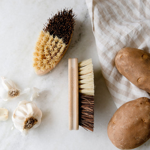 Bamboo and Sisal Cleaning Brush