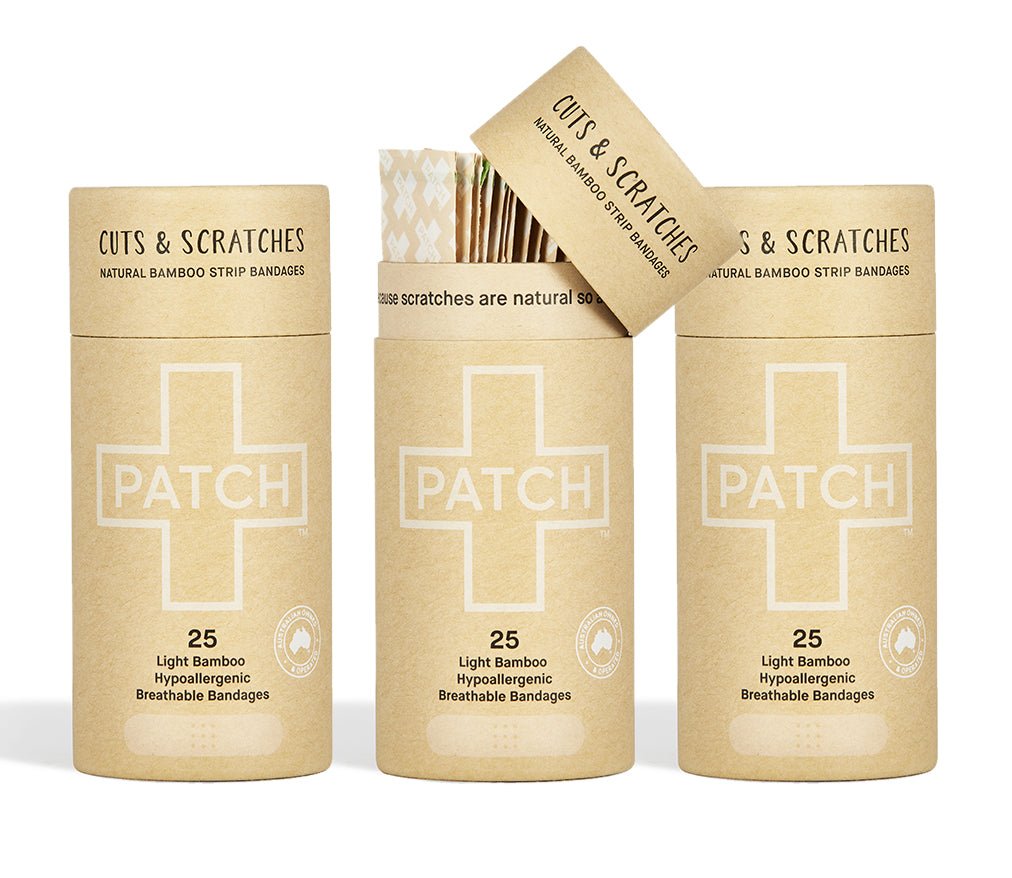 Patch Bamboo Bandage Strips 3-Pack - Earth Ahead