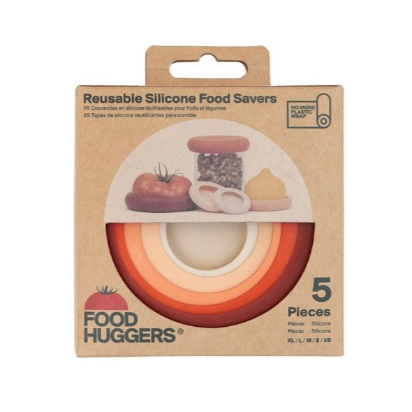 Reusable Silicone Food Huggers 5-Pack - Earth Ahead