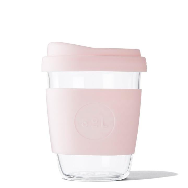 Reusable To-Go Glass & Silicone Cup 12 oz - Earth Ahead