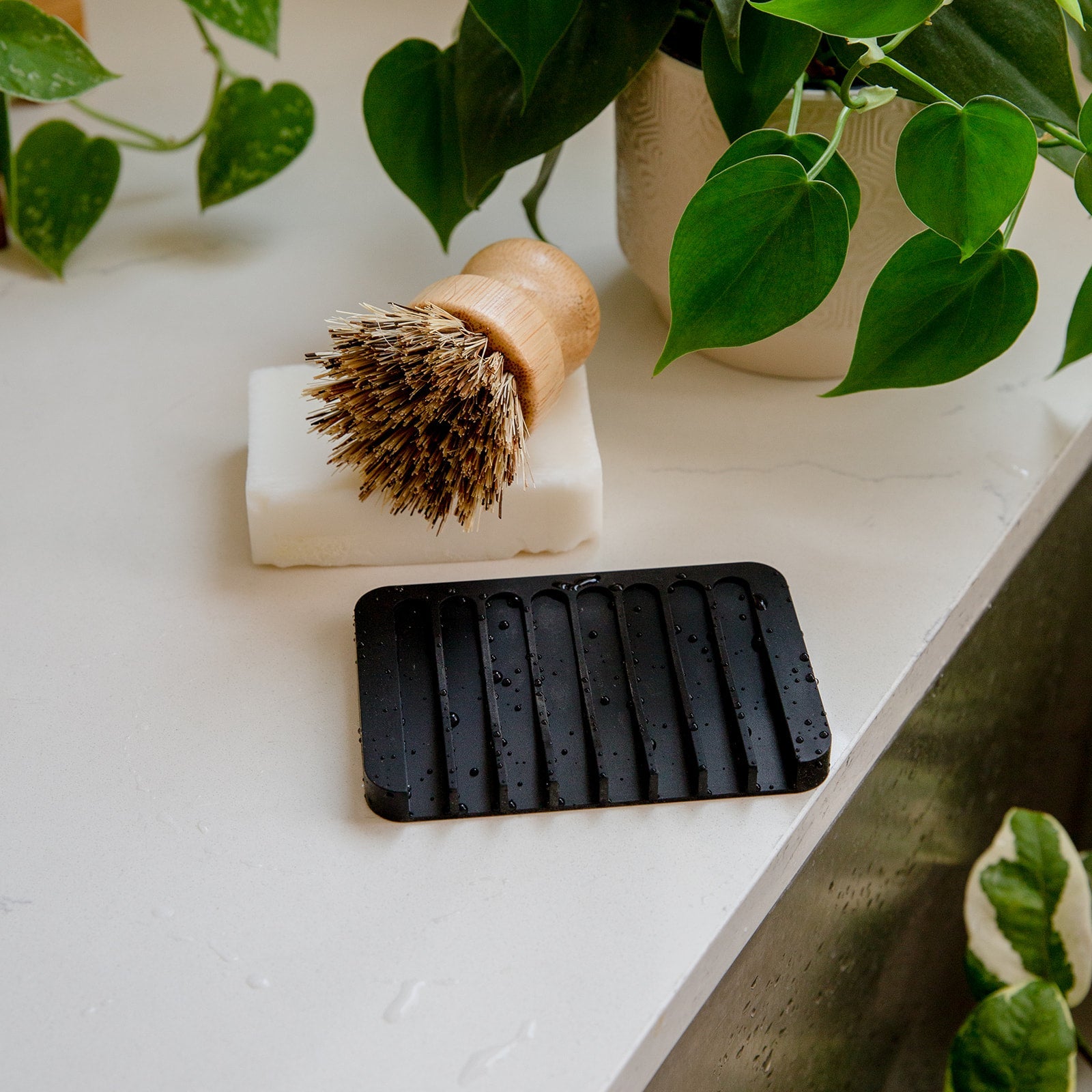 Grove Tray | Mango Wood Soap Dispenser Tray
