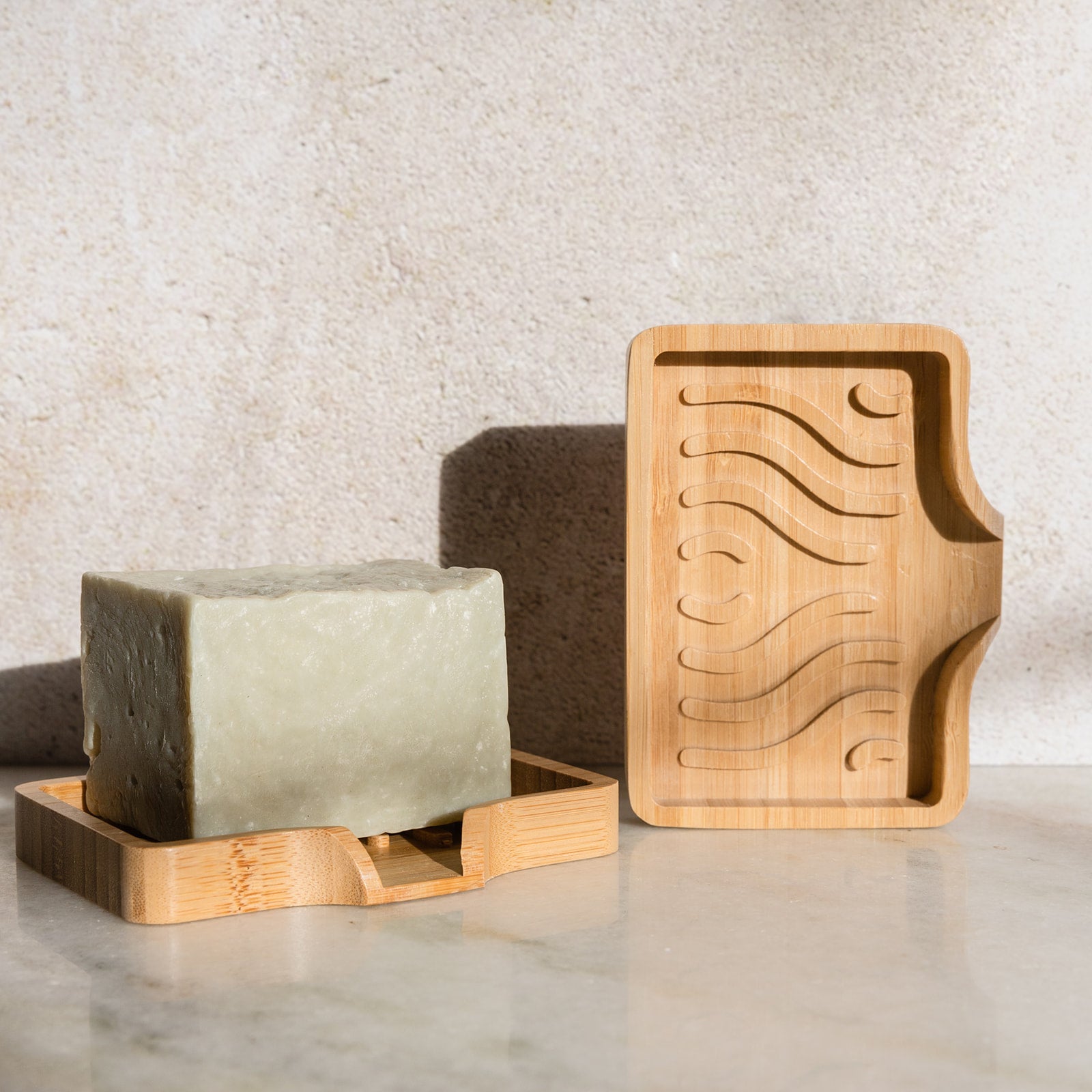 Compostable, Biodegradable, Bamboo and Corn Starch Draining Soap
