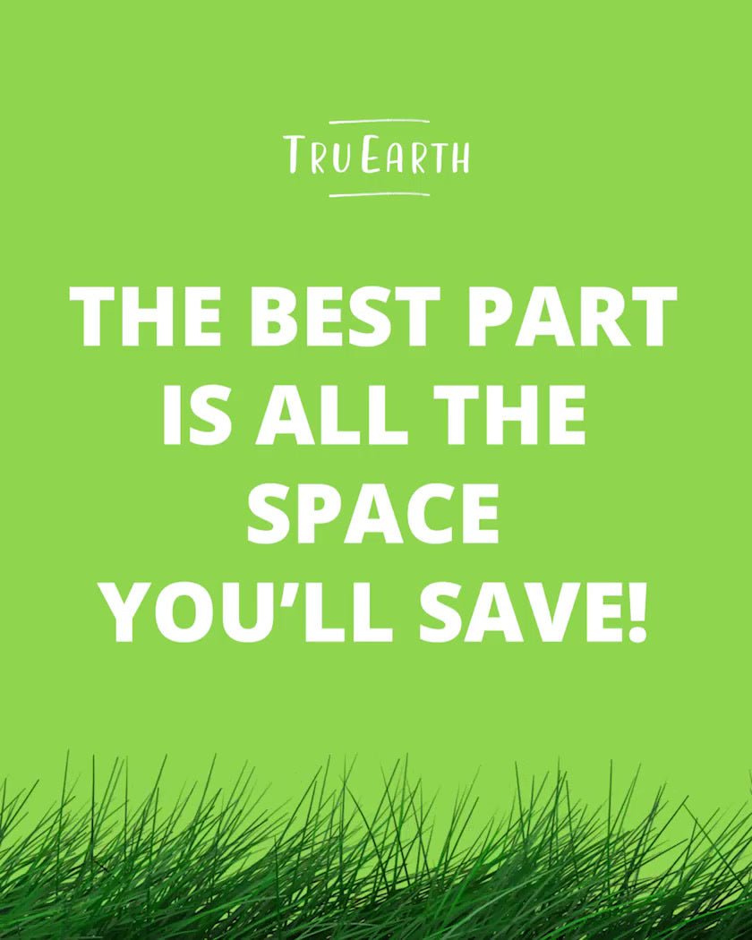TruEarth Laundry Detergent Strips save space - Earth Ahead